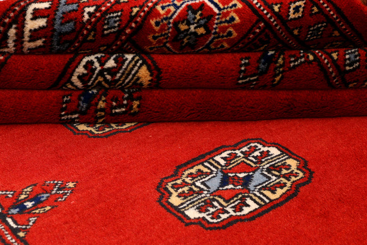 Dark Red Bokhara 4' x 6' 2 - No. 41164 - ALRUG Rug Store