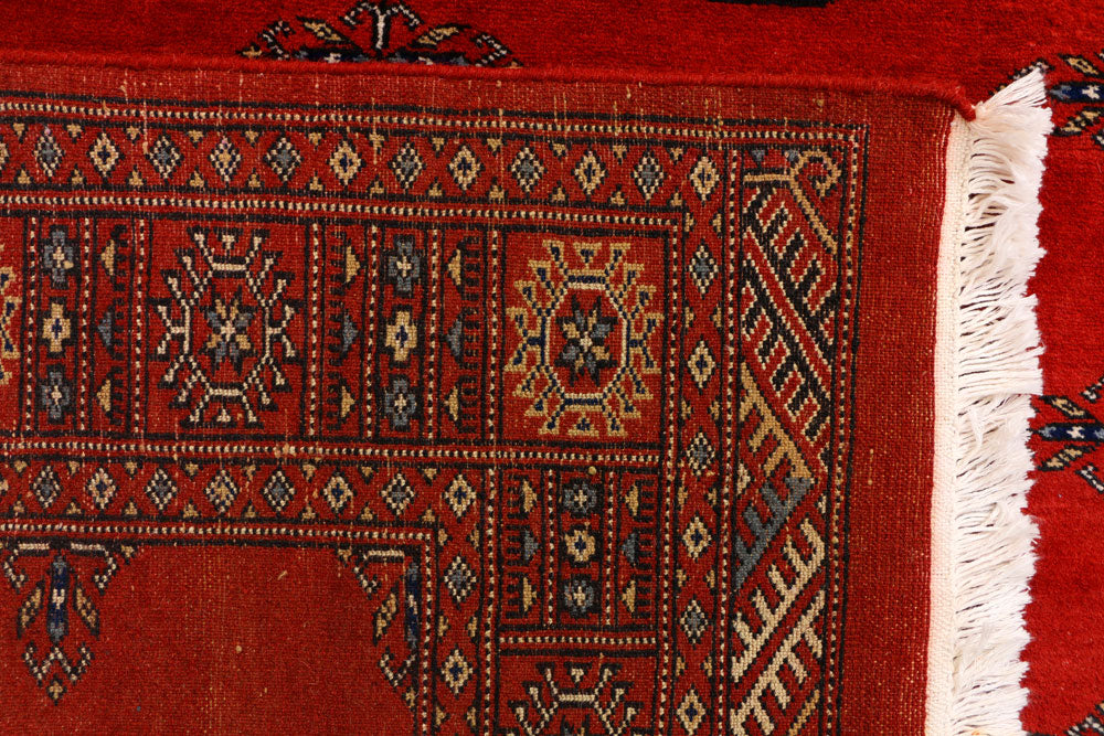 Dark Red Bokhara 4' x 6' 2 - No. 41164 - ALRUG Rug Store
