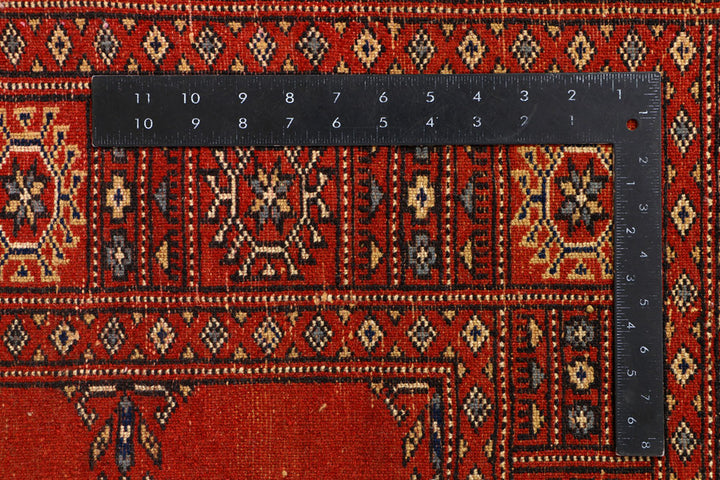 Dark Red Bokhara 4' x 6' 2 - No. 41164 - ALRUG Rug Store