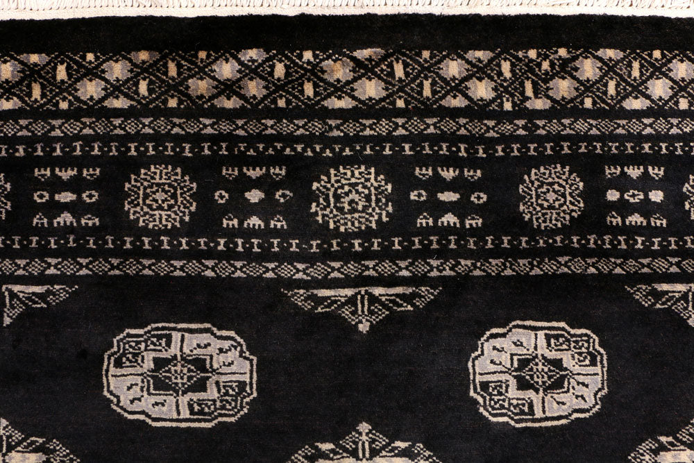 Black Bokhara 4' x 6' 2 - No. 41175 - ALRUG Rug Store