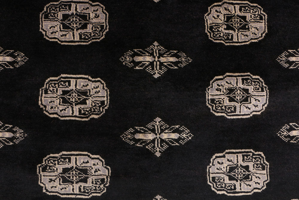 Black Bokhara 4' x 6' 2 - No. 41175 - ALRUG Rug Store