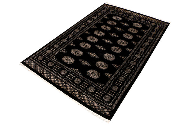 Black Bokhara 4' x 6' 2 - No. 41175 - ALRUG Rug Store