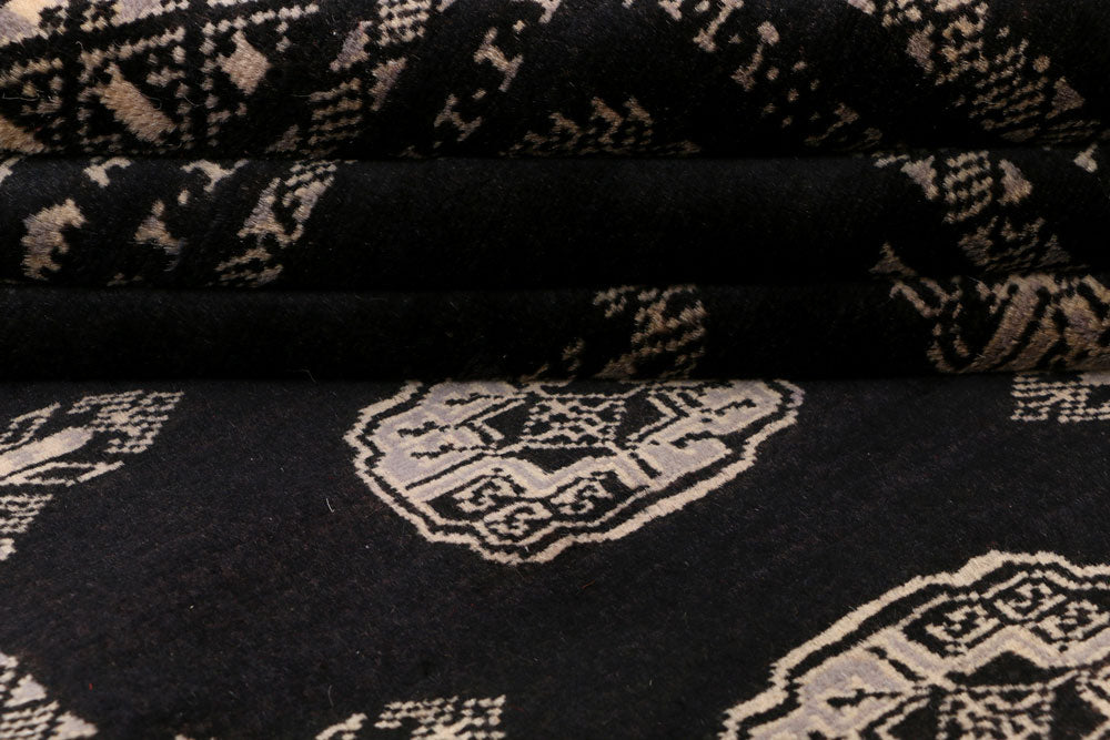 Black Bokhara 4' x 6' 2 - No. 41175 - ALRUG Rug Store