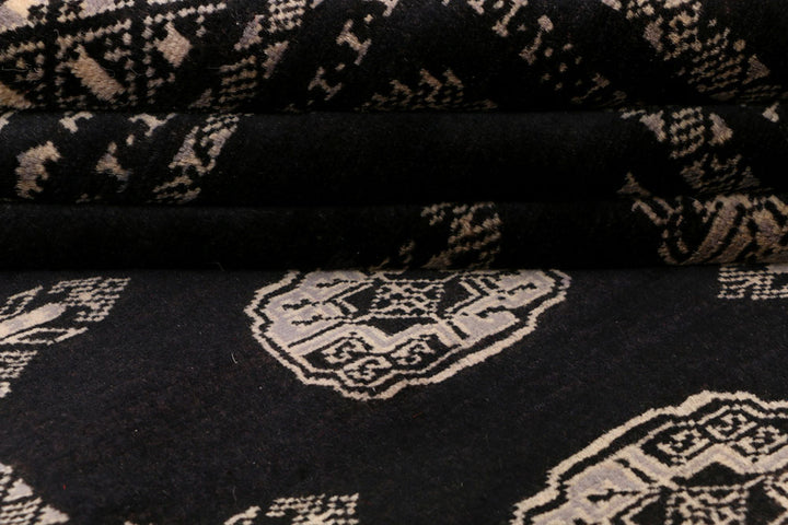 Black Bokhara 4' x 6' 2 - No. 41175 - ALRUG Rug Store