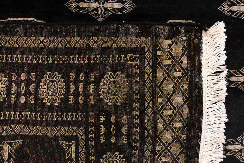 Black Bokhara 4' x 6' 2 - No. 41175 - ALRUG Rug Store