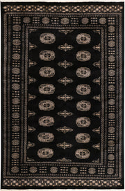 Black Bokhara 4' x 6' 2 - No. 41175 - ALRUG Rug Store