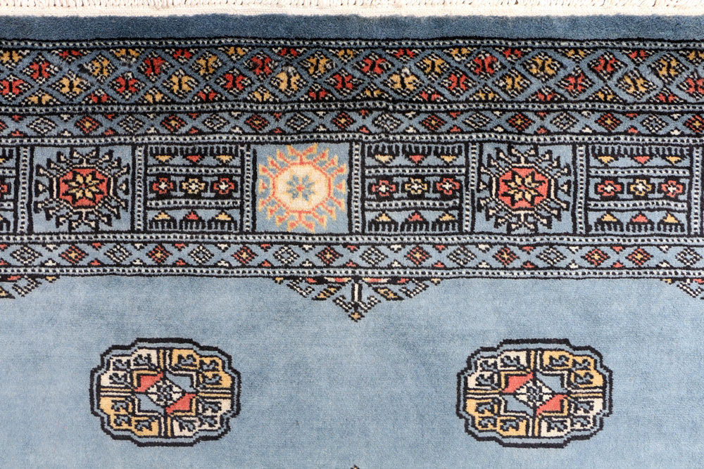 Steel Blue Bokhara 4' x 6' 5 - No. 41183 - ALRUG Rug Store