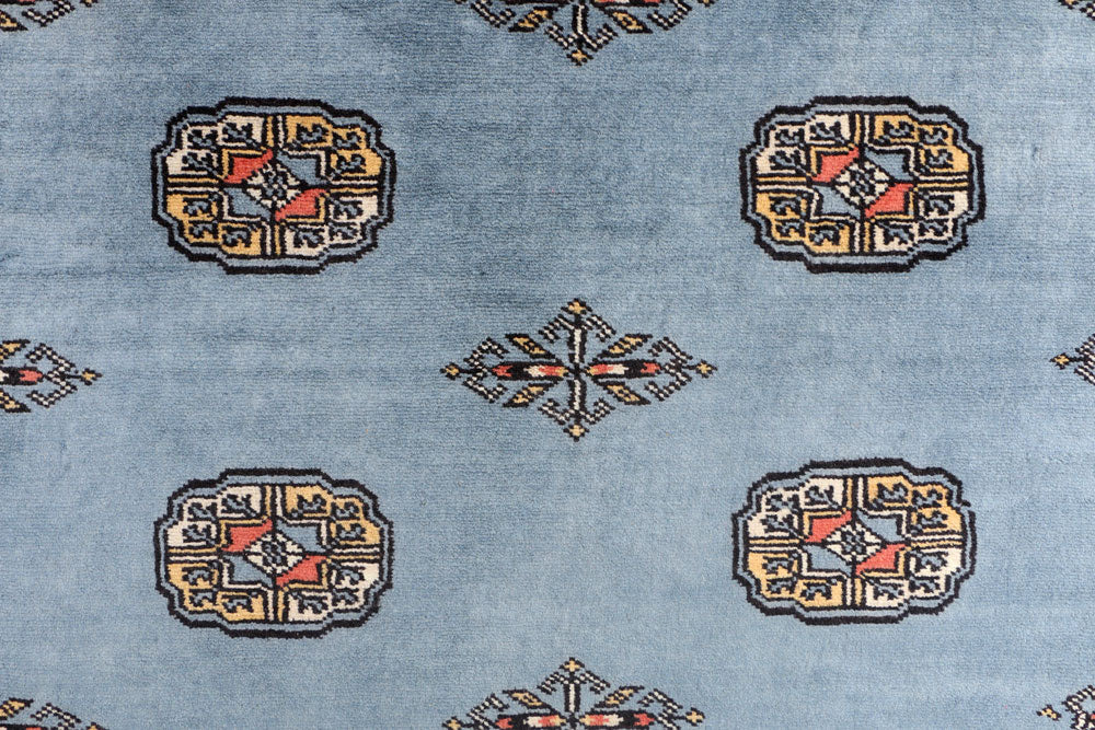 Steel Blue Bokhara 4' x 6' 5 - No. 41183 - ALRUG Rug Store