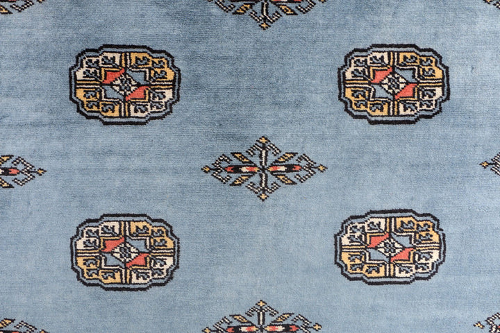 Steel Blue Bokhara 4' x 6' 5 - No. 41183 - ALRUG Rug Store