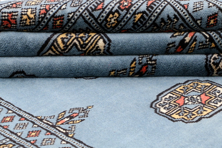 Steel Blue Bokhara 4' x 6' 5 - No. 41183 - ALRUG Rug Store