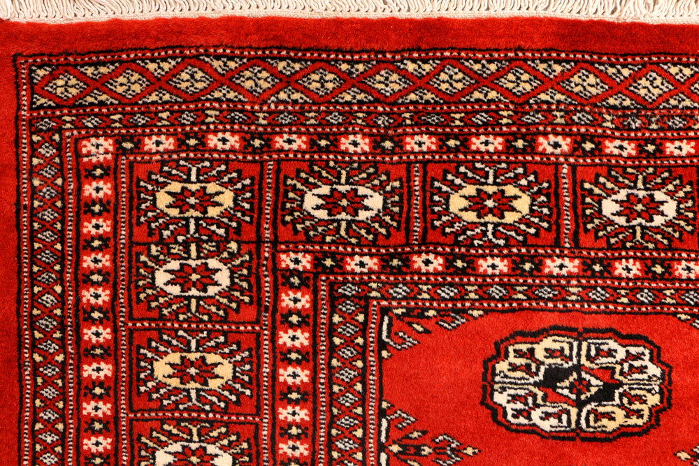 Red Bokhara 4' x 5' 11 - No. 41187 - ALRUG Rug Store