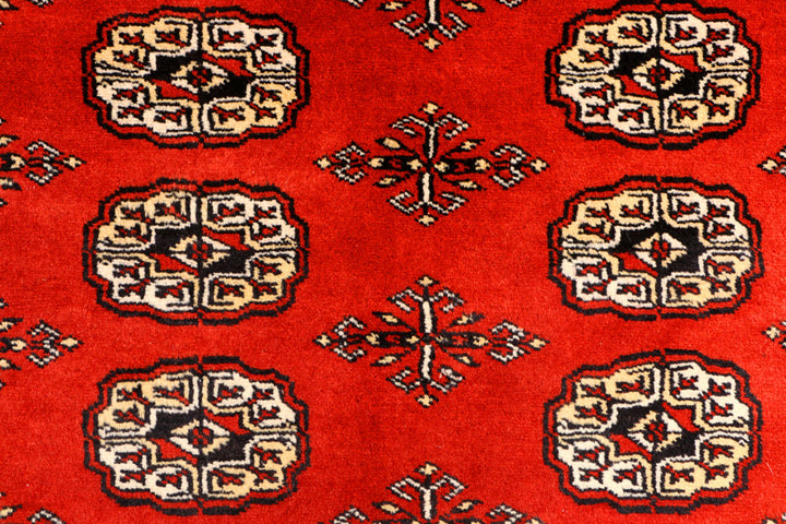 Red Bokhara 4' x 5' 11 - No. 41187 - ALRUG Rug Store