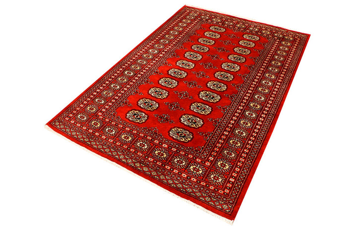 Red Bokhara 4' x 5' 11 - No. 41187 - ALRUG Rug Store