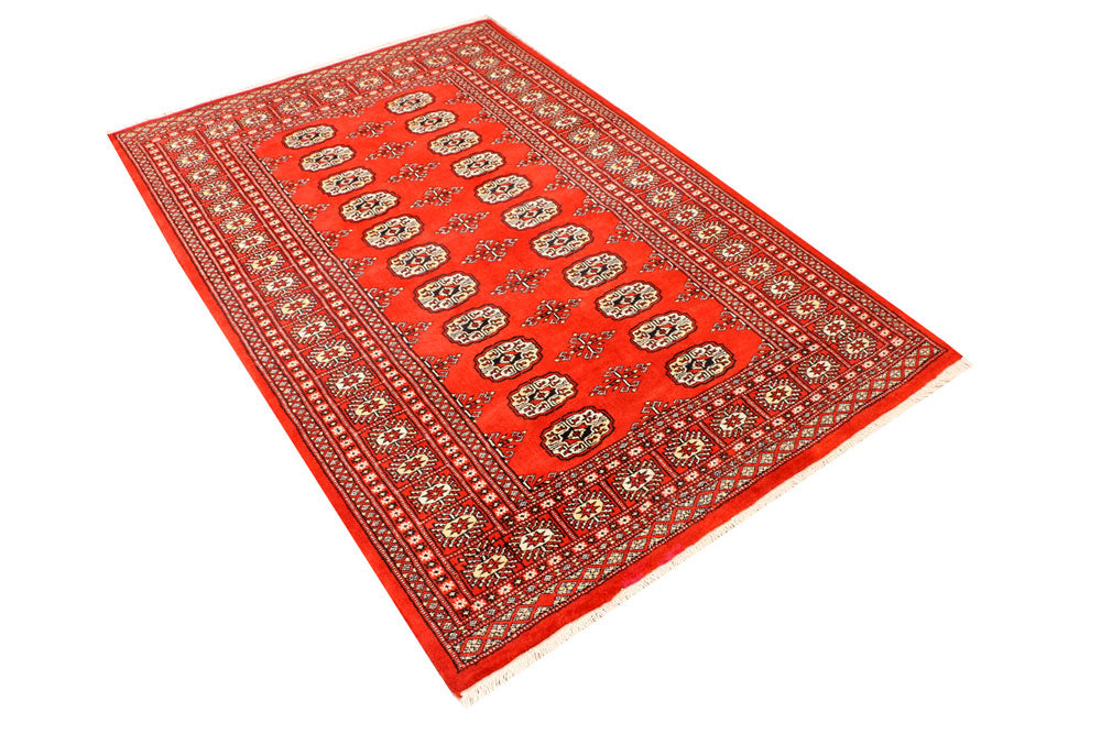 Red Bokhara 4' x 5' 11 - No. 41187 - ALRUG Rug Store