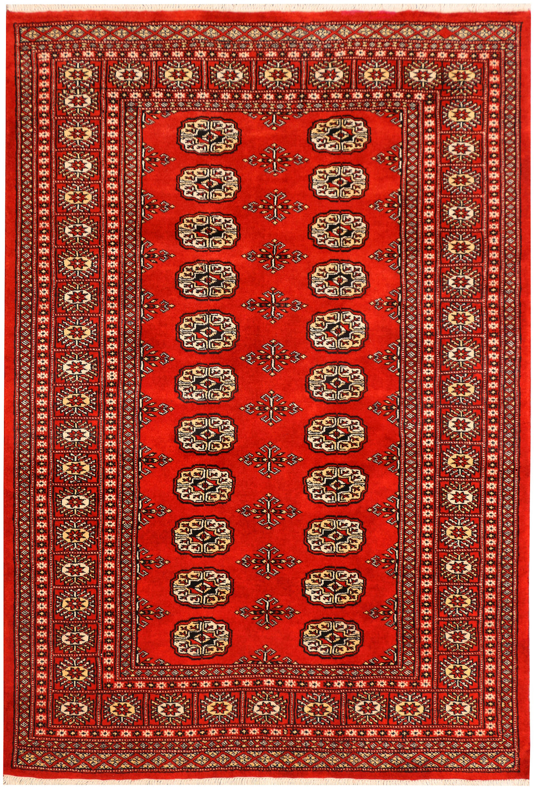 Red Bokhara 4' x 5' 11 - No. 41187 - ALRUG Rug Store