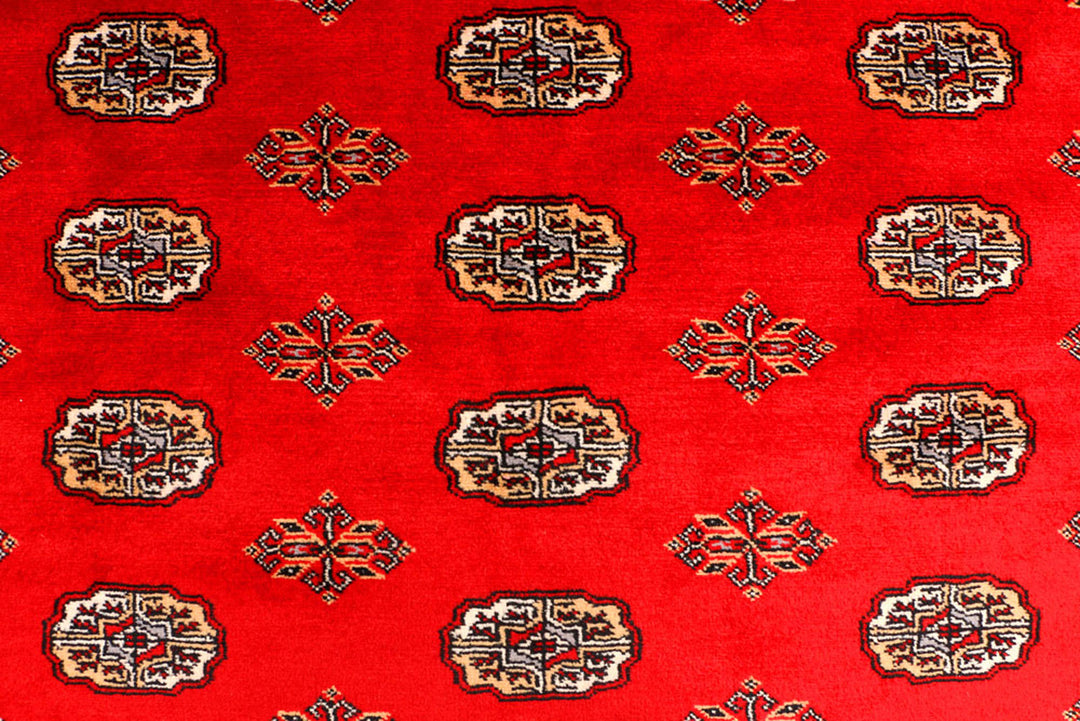 Red Bokhara 4'  2" x 5'  10" - No. QA17707