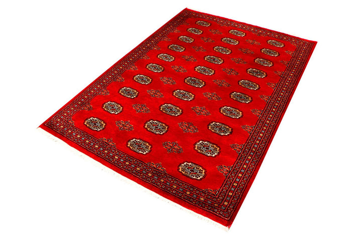Red Bokhara 4'  2" x 5'  10" - No. QA17707