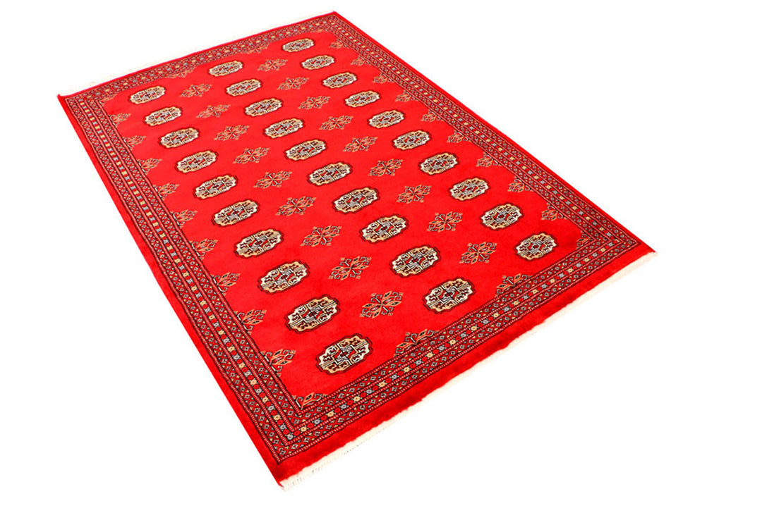 Red Bokhara 4'  2" x 5'  10" - No. QA17707