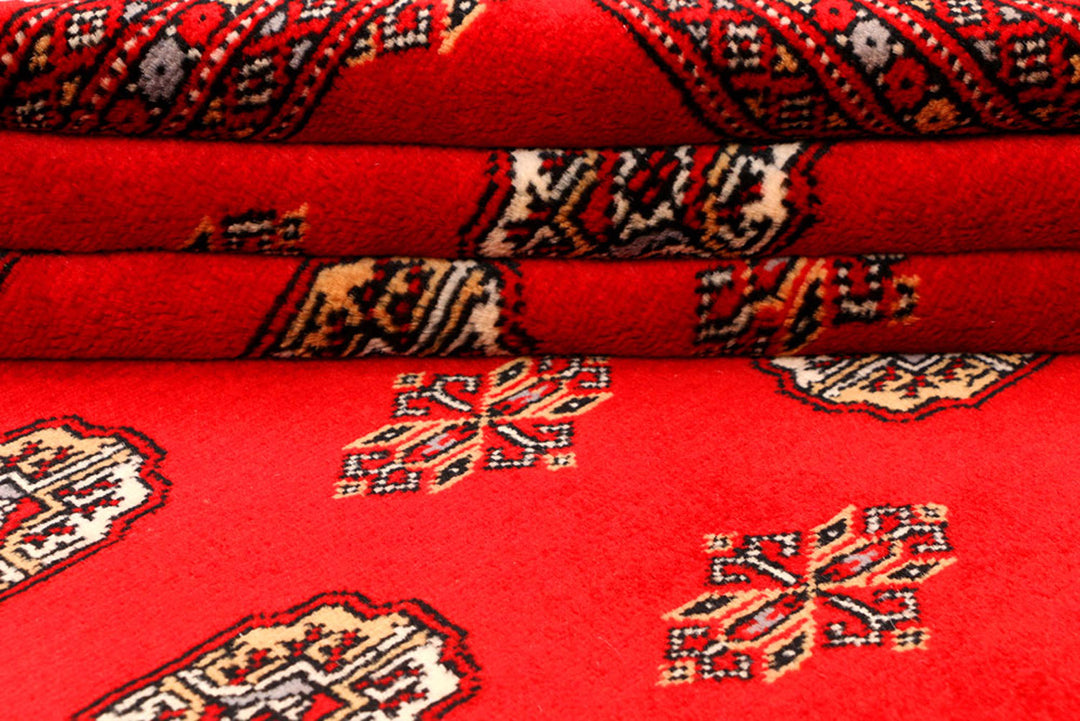 Red Bokhara 4'  2" x 5'  10" - No. QA17707