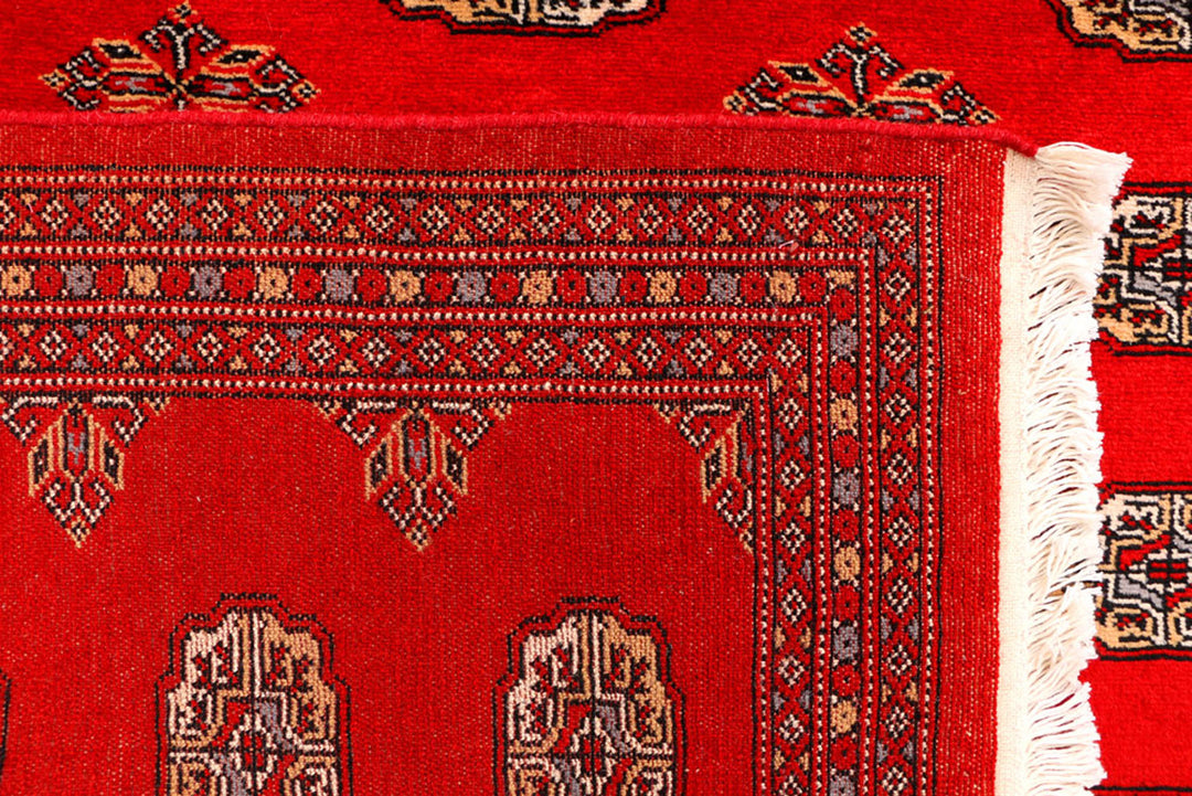 Red Bokhara 4'  2" x 5'  10" - No. QA17707