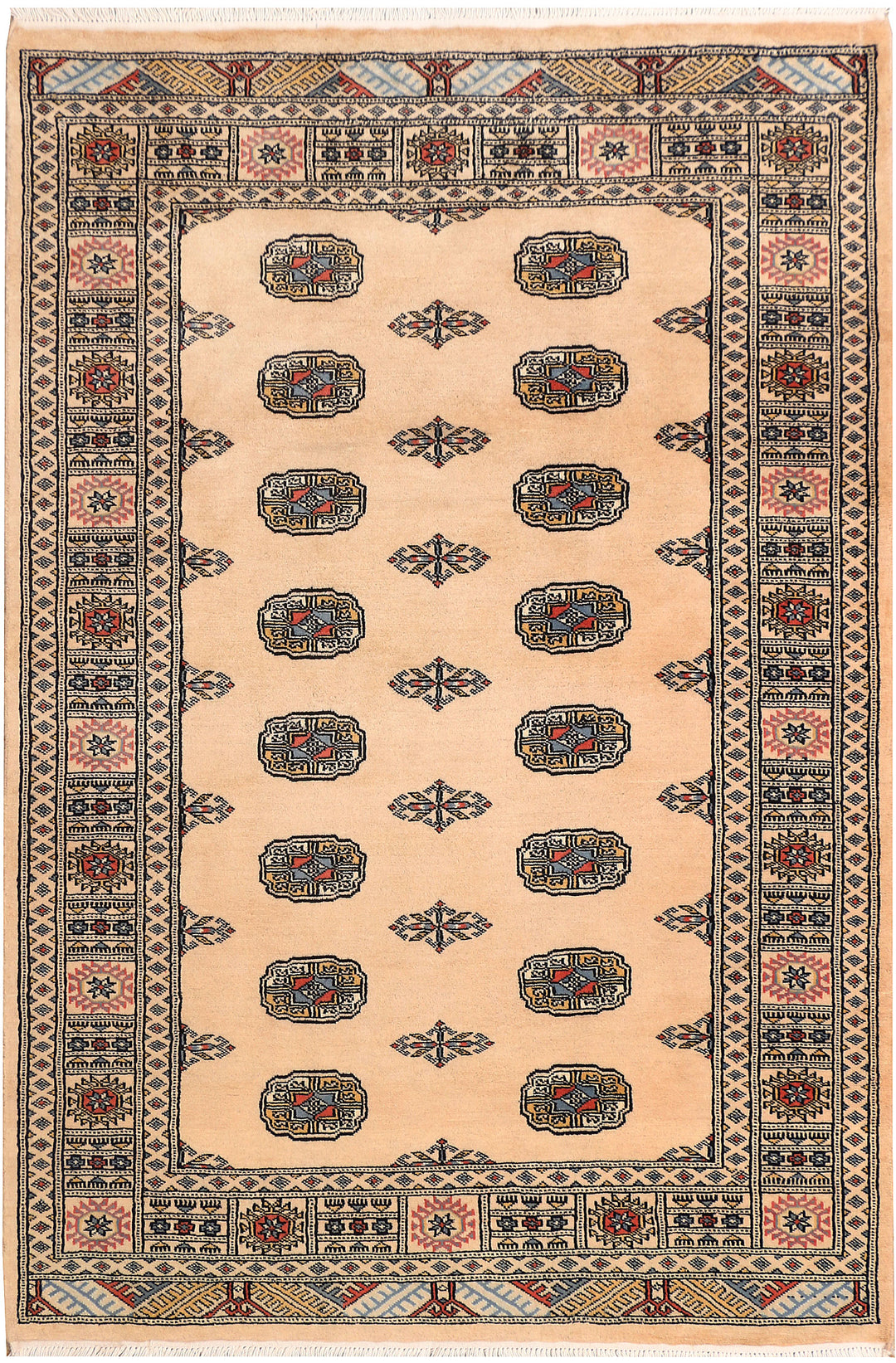 Wheat Bokhara 4' 1 x 6' - No. 41194 - ALRUG Rug Store