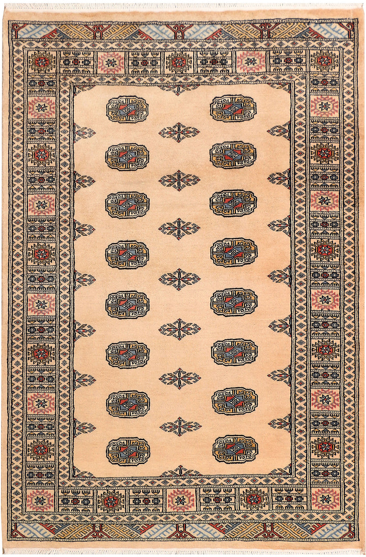 Wheat Bokhara 4' 1 x 6' - No. 41194 - ALRUG Rug Store