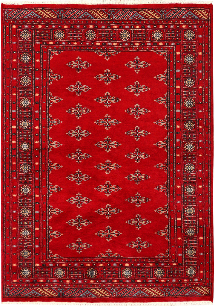 Dark Red Butterfly 4' 1 x 5' 11 - No. 41195 - ALRUG Rug Store