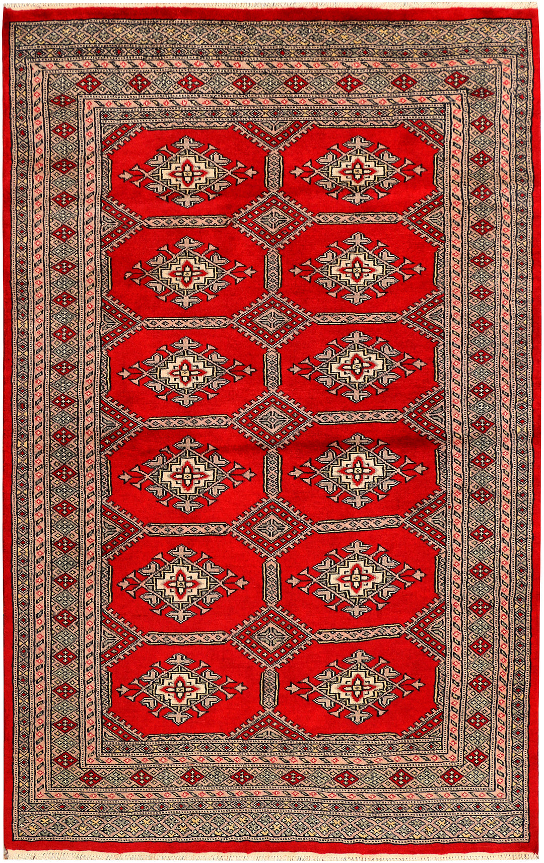 Red Jaldar 4' x 6' 6 - No. 41219 - ALRUG Rug Store