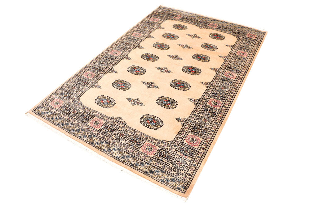 Wheat Bokhara 4' 2 x 6' 4 - No. 41221 - ALRUG Rug Store