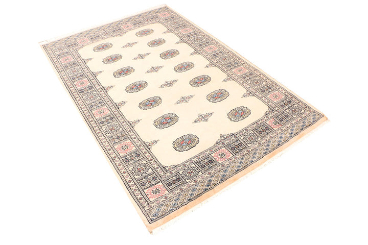 Wheat Bokhara 4' 2 x 6' 4 - No. 41221 - ALRUG Rug Store