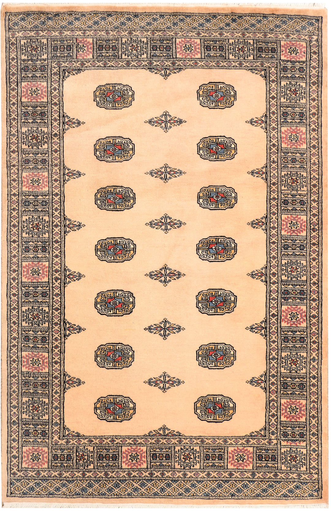 Wheat Bokhara 4' 2 x 6' 4 - No. 41221 - ALRUG Rug Store