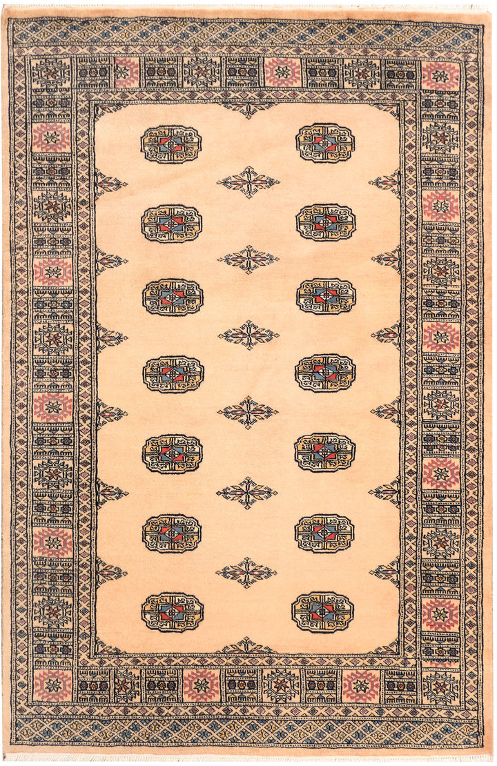 Wheat Bokhara 4' 2 x 6' 4 - No. 41221 - ALRUG Rug Store