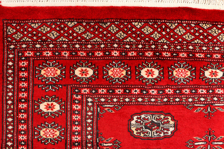 Red Bokhara 4' 1 x 5' 10 - No. 41224 - ALRUG Rug Store
