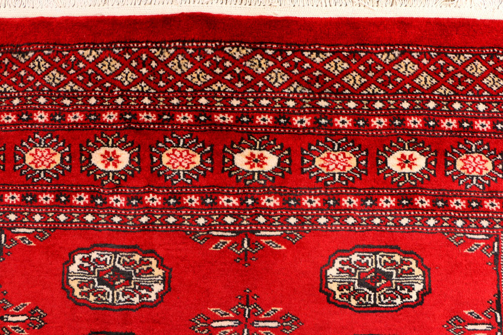 Red Bokhara 4' 1 x 5' 10 - No. 41224 - ALRUG Rug Store