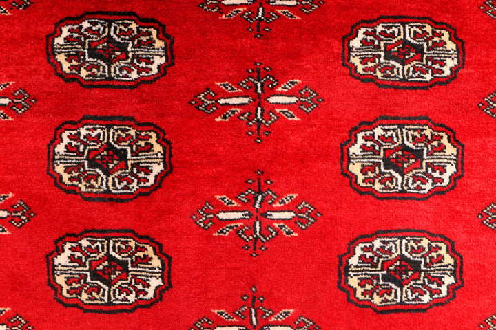 Red Bokhara 4' 1 x 5' 10 - No. 41224 - ALRUG Rug Store