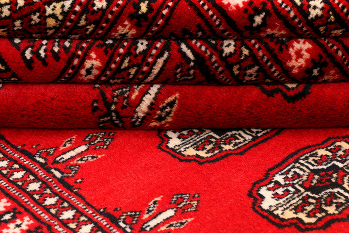 Red Bokhara 4' 1 x 5' 10 - No. 41224 - ALRUG Rug Store