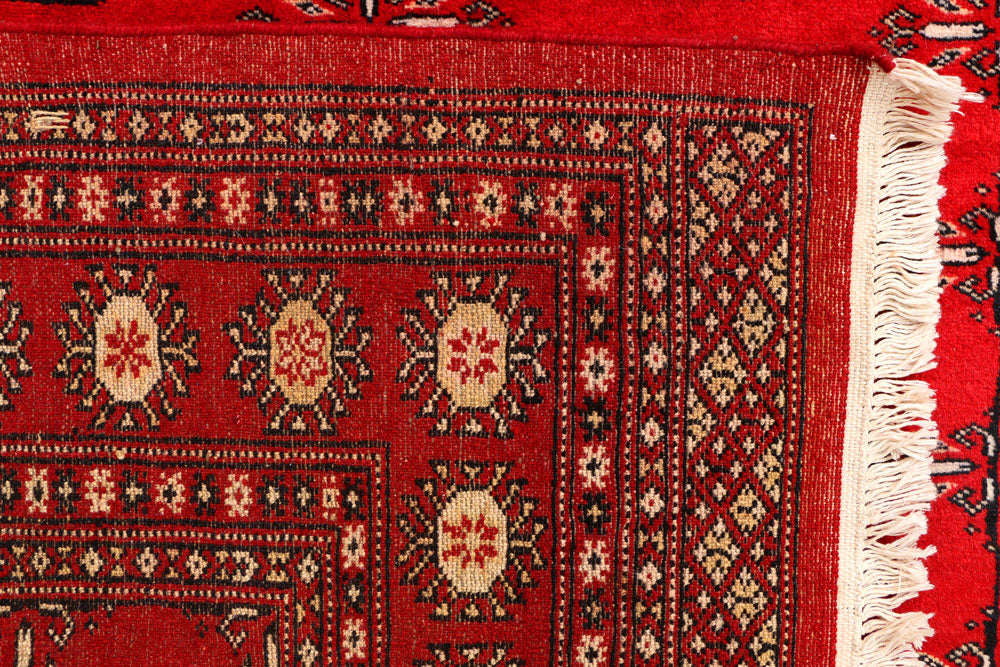 Red Bokhara 4' 1 x 5' 10 - No. 41224 - ALRUG Rug Store