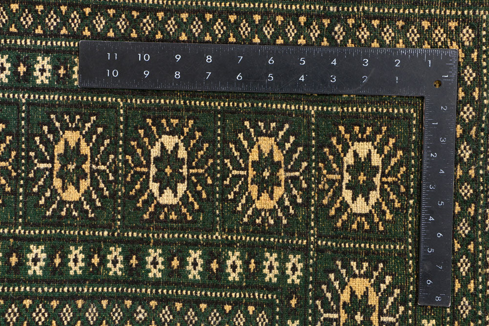 Sea Green Bokhara 4' x 6' - No. 41233 - ALRUG Rug Store