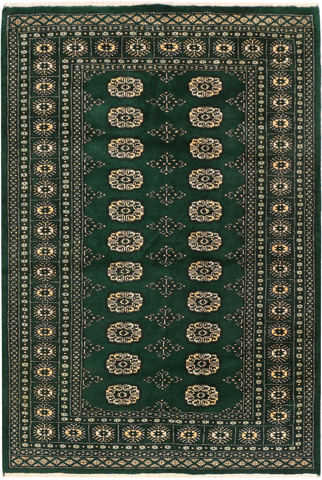 Sea Green Bokhara 4' x 6' - No. 41233 - ALRUG Rug Store