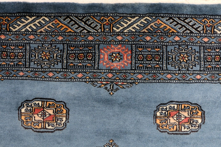 Steel Blue Bokhara 4' x 6' 1 - No. 41235 - ALRUG Rug Store