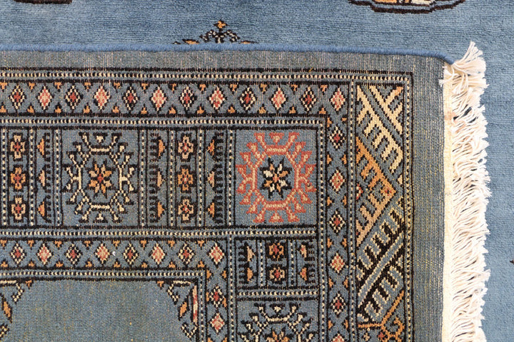 Steel Blue Bokhara 4' x 6' 1 - No. 41235 - ALRUG Rug Store