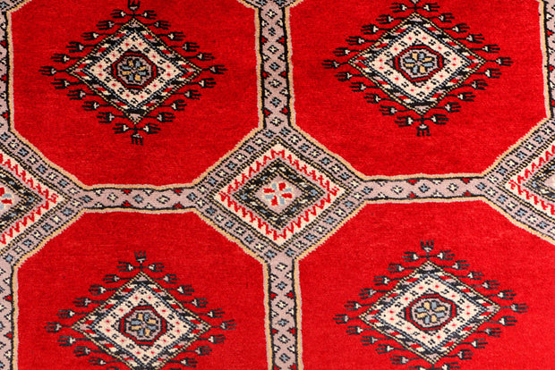 Red Jaldar 4'  2" x 5'  9" - No. QA53422