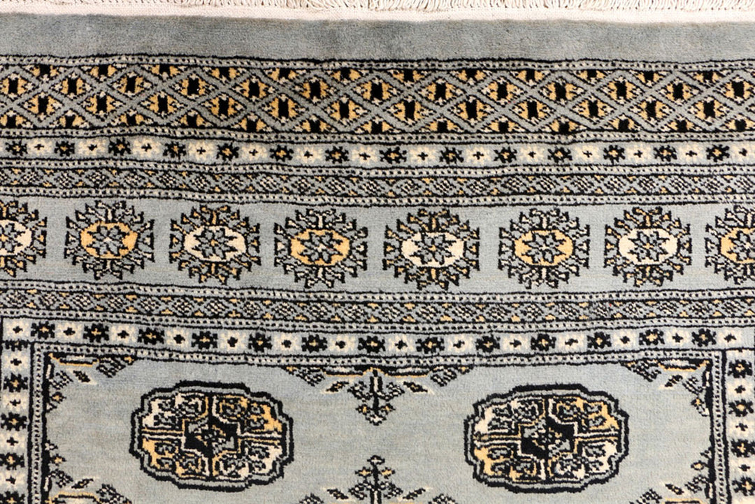 Grey Bokhara 4' x 6' 4 - No. 41241