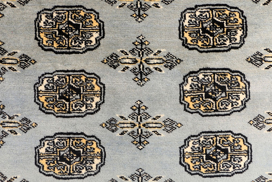 Grey Bokhara 4' x 6' 4 - No. 41241