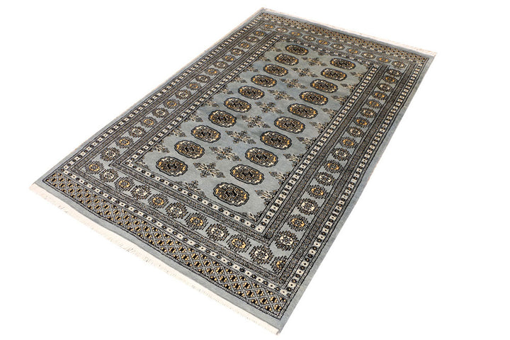 Grey Bokhara 4'  x" 6'  4" - No. QA20232