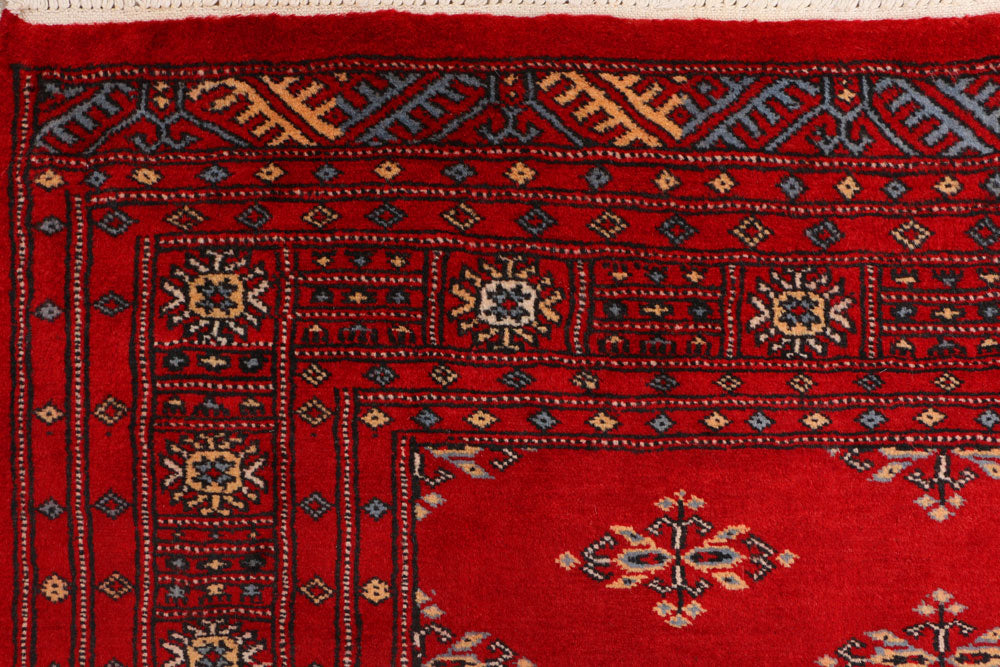 Dark Red Butterfly 4' 2 x 6' 1 - No. 41246 - ALRUG Rug Store