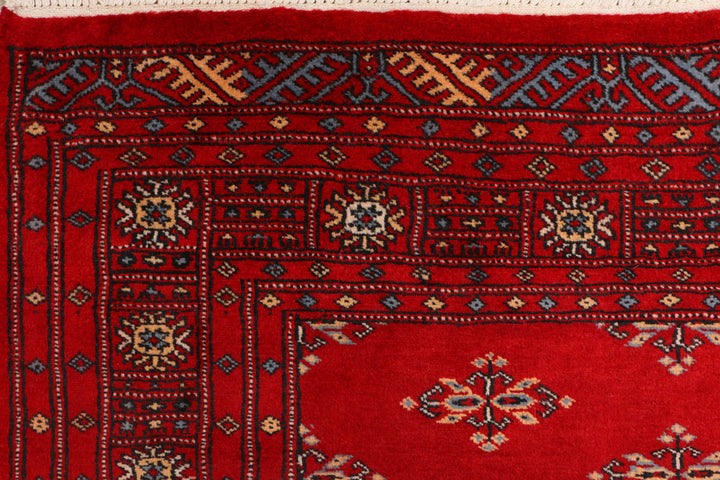 Dark Red Butterfly 4' 2 x 6' 1 - No. 41246 - ALRUG Rug Store