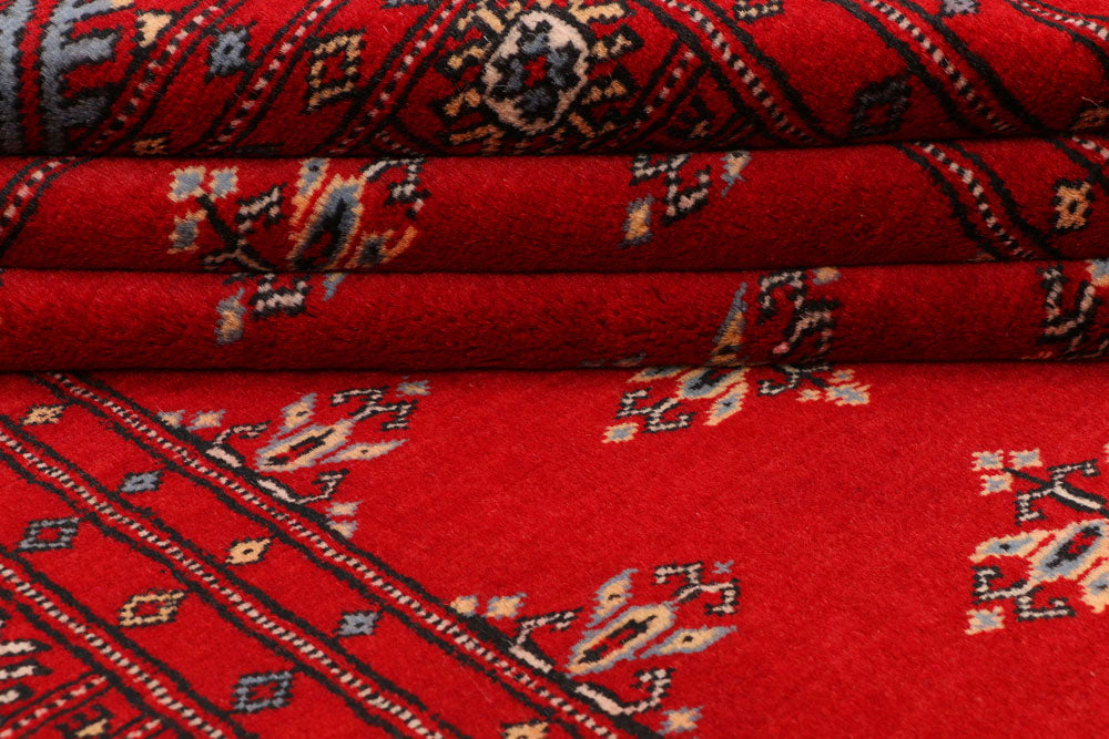 Dark Red Butterfly 4' 2 x 6' 1 - No. 41246 - ALRUG Rug Store