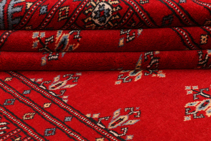 Dark Red Butterfly 4' 2 x 6' 1 - No. 41246 - ALRUG Rug Store