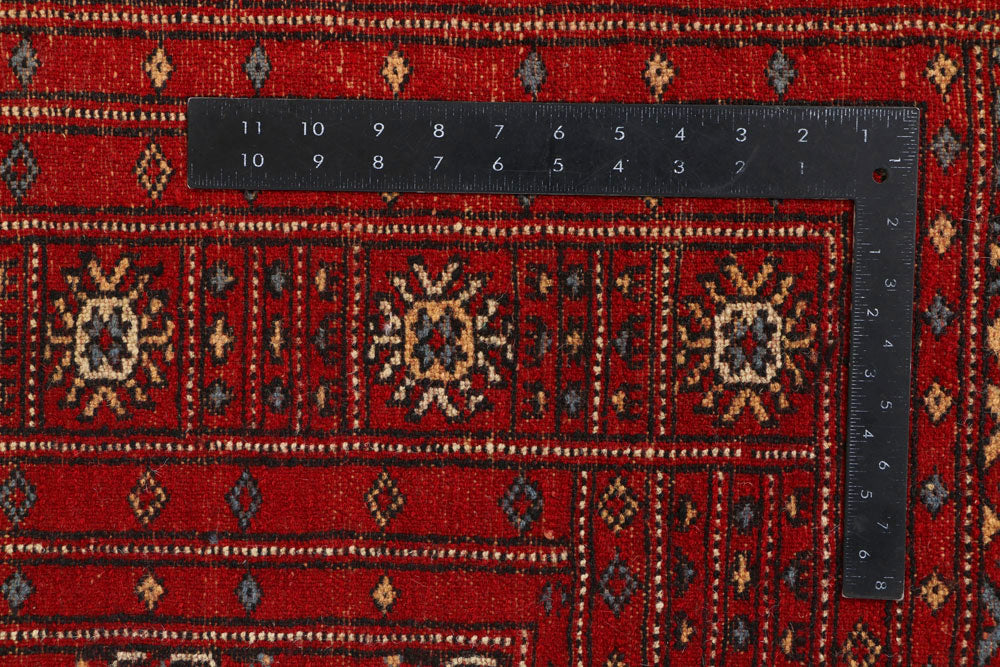Dark Red Butterfly 4' 2 x 6' 1 - No. 41246 - ALRUG Rug Store
